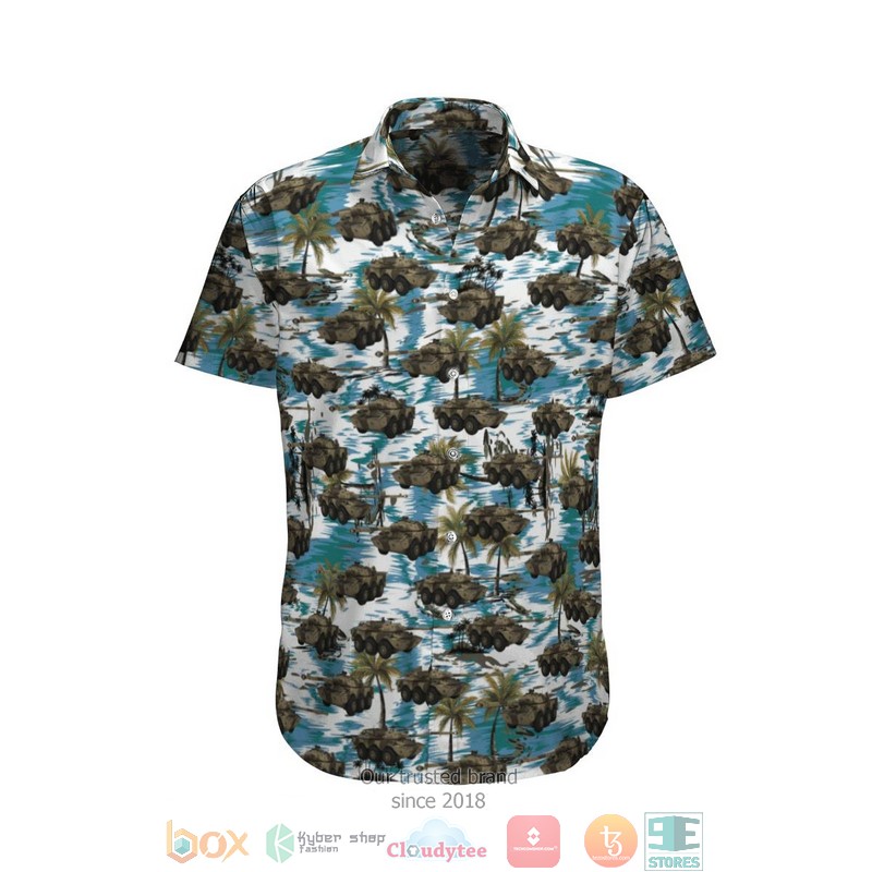 AMR Ambulance Ford E-Series Hawaiian Shirt