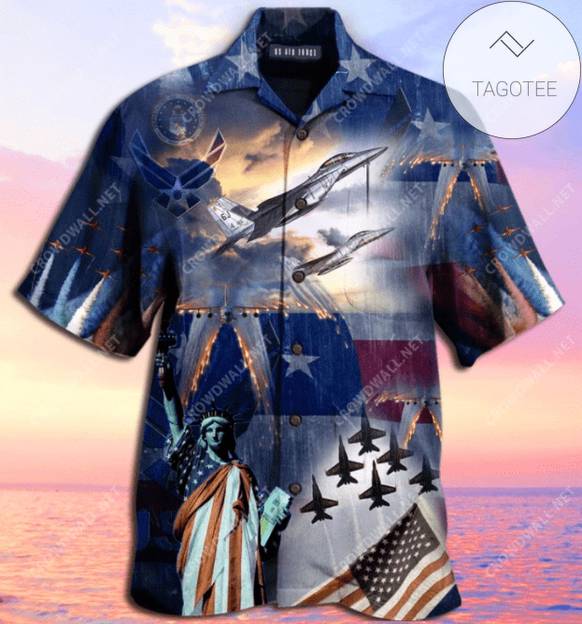 Ancient Viking Seamless Pattern Hawaiian Shirt