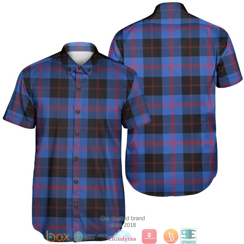 Angus Ancient Tartan Short Sleeve Hawaiian Shirt