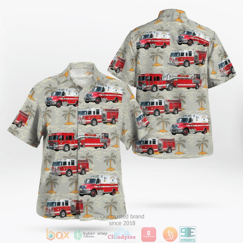 Annapolis Neck Fire Station 8 Hawaiian Shirt