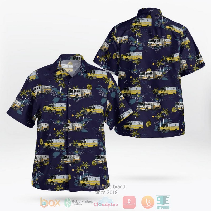 Annapolis Maryland Annapolis Fire Department Fire Headquarters – Station 35 Hawaiian Shirt