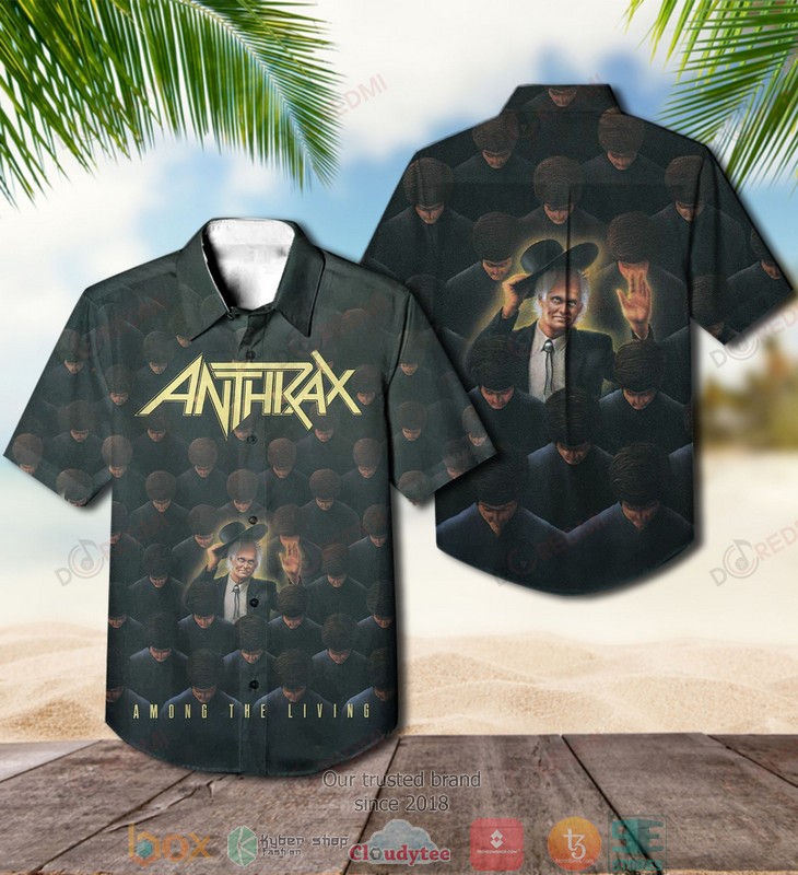 Anthrax Band Fistful Of Metal Hawaiian Shirt