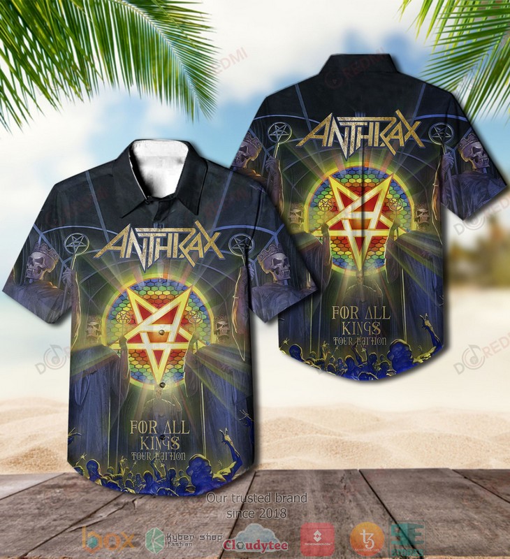 Anthrax Band Fistful Of Metal Hawaiian Shirt