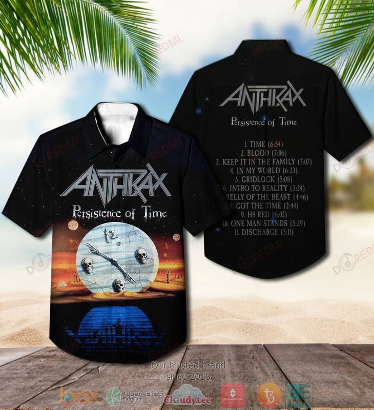 Anthrax band State of Euphoria Short Sleeve Hawaiian Shirt