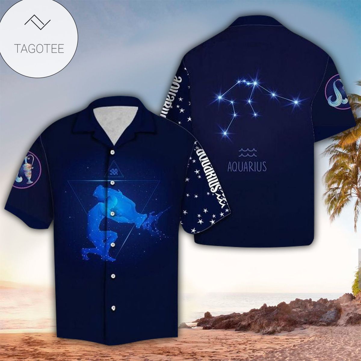 Aquarius Horoscope Hawaii Shirt