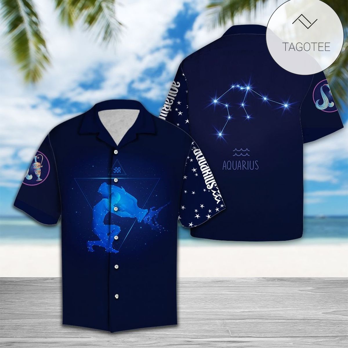 Aquarius Apparel Aquarius Button Up Shirt