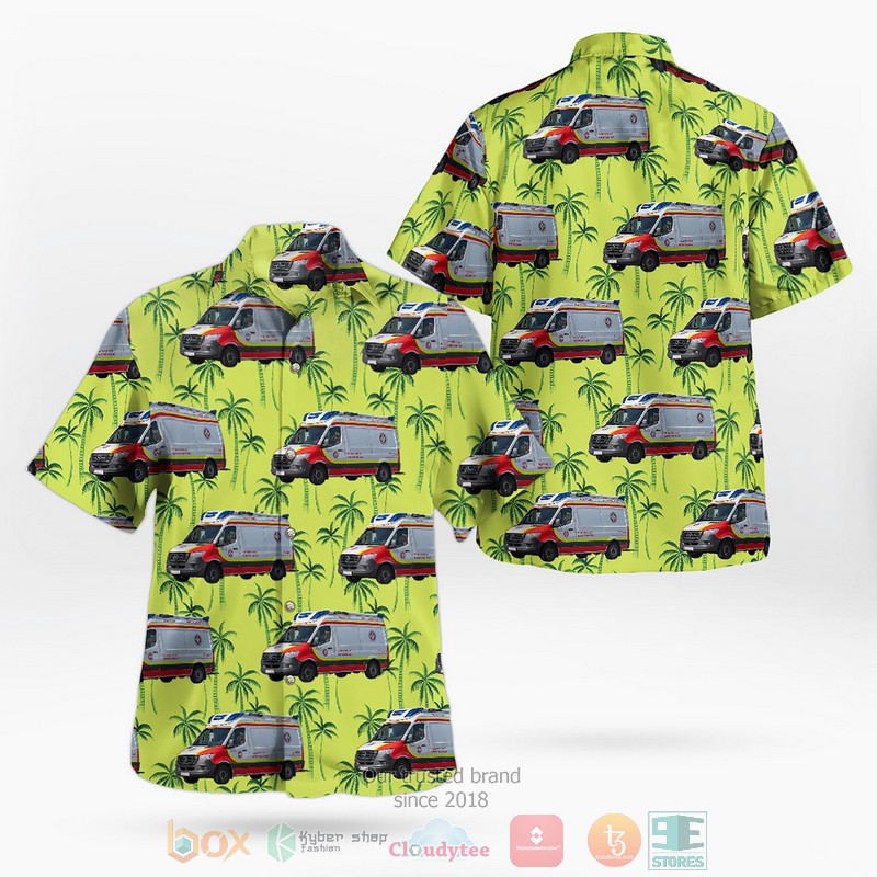 Appleton Police Department Ford Police Interceptor Utility Hawaiian Shirt