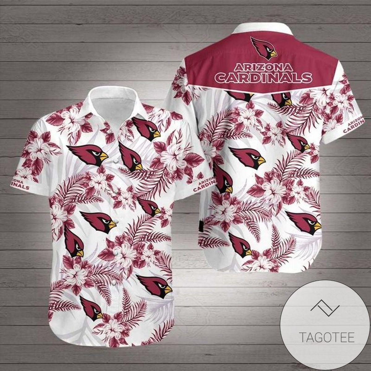 Arizona Cardinals Nfl Men’S Hawaiian Shirt