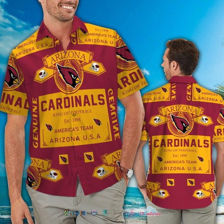 Arizona Cardinals King Of Football America’s Team Hawaiian Shirt