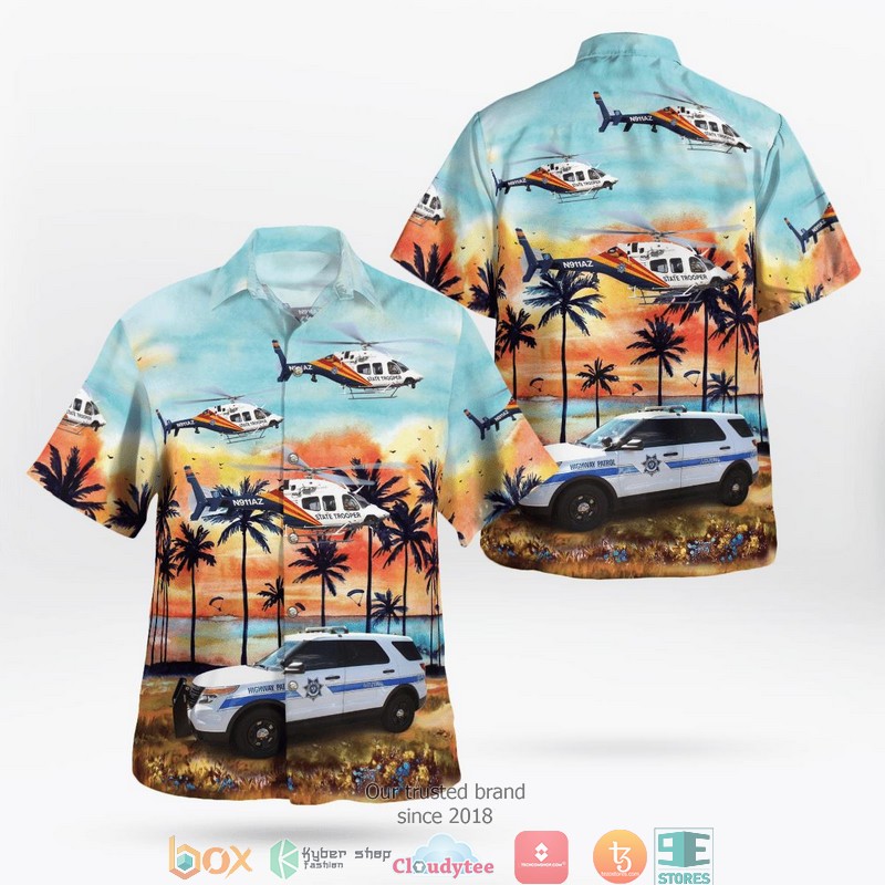 Arizona DPS Highway Patrol Chevrolet Tahoe Hawaiian Shirt