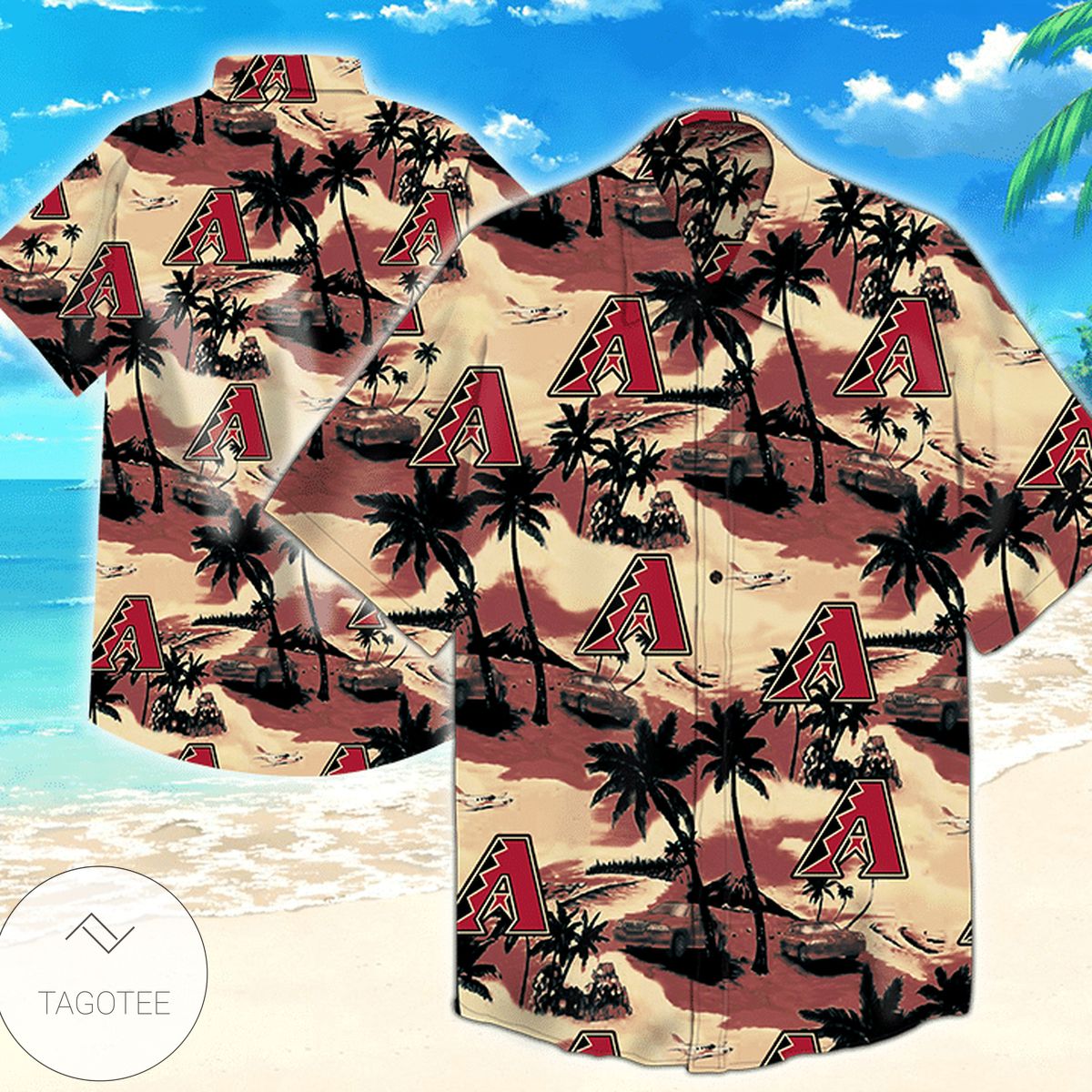 Arizona Diamondbacks Mlb Tommy Bahama Hawaiian Shirt