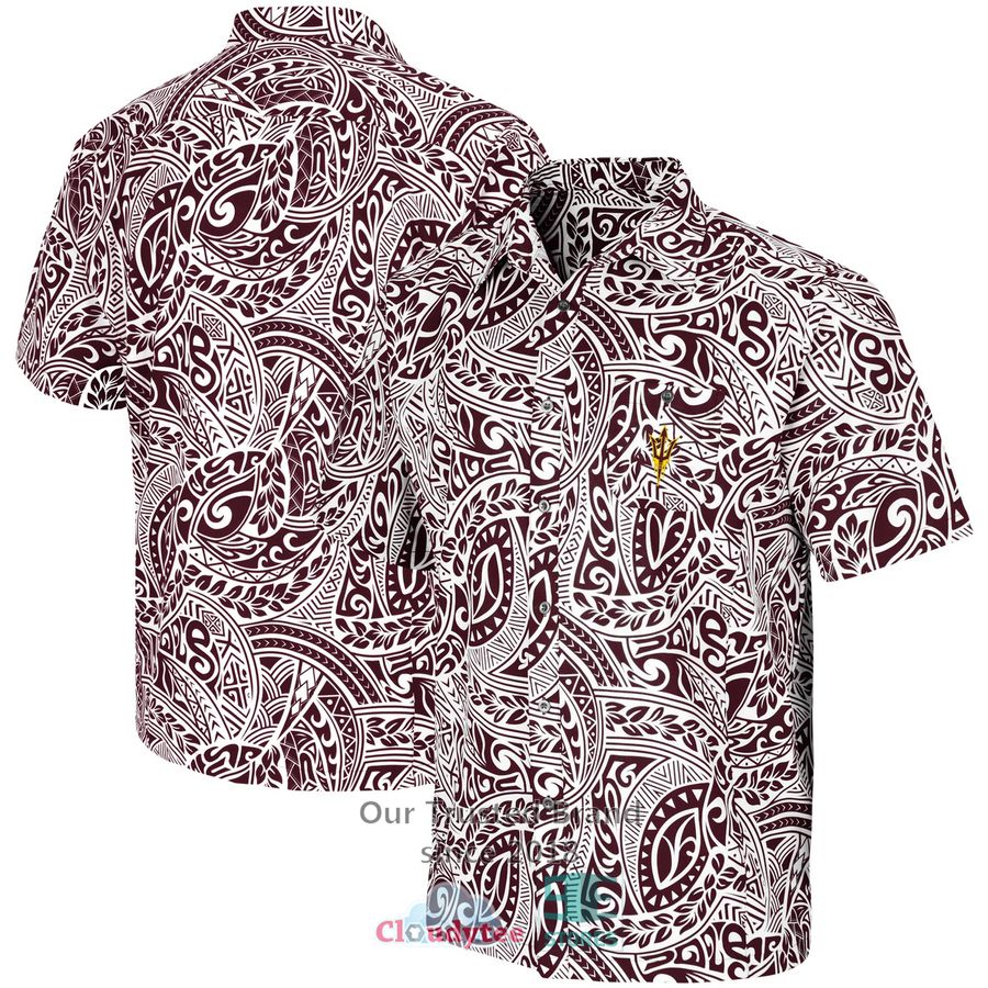 Arizona St. Sun Devils Hawaiian Shirt, Short