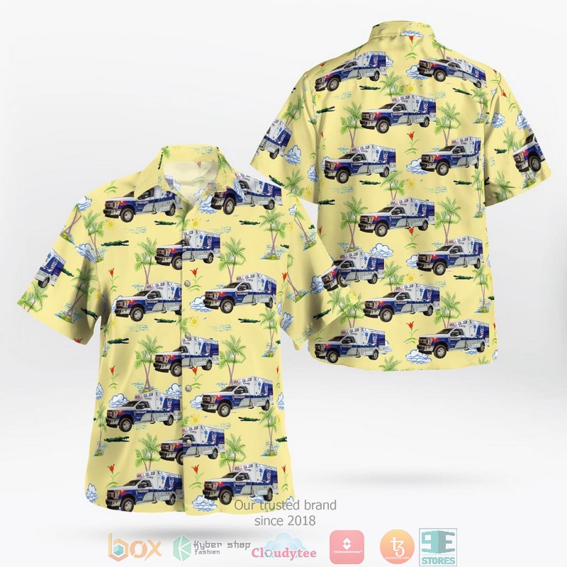 Arkansas Northwest Health EMS Hawaiian Shirt