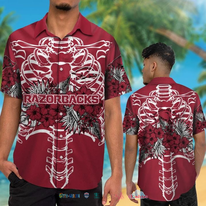 Arkansas Razorbacks NCAA Pirates Aloha Hawaiian Shirt