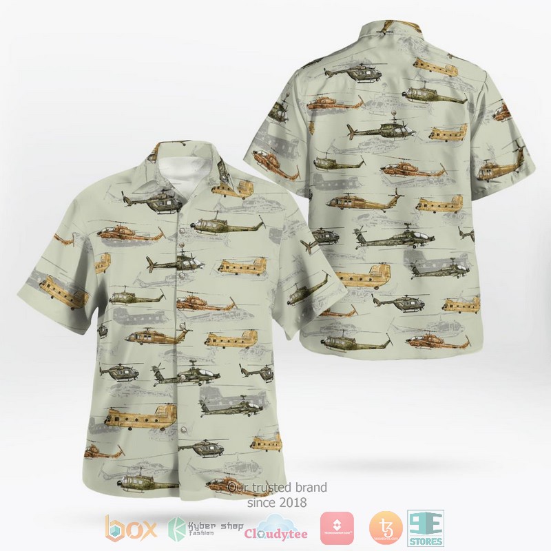 Army 4th Of July M1 Abrams Hawaiian Shirt