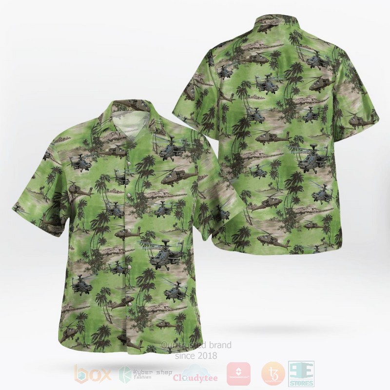 Army Boeing B-52 Stratofortress Hawaiian Shirt