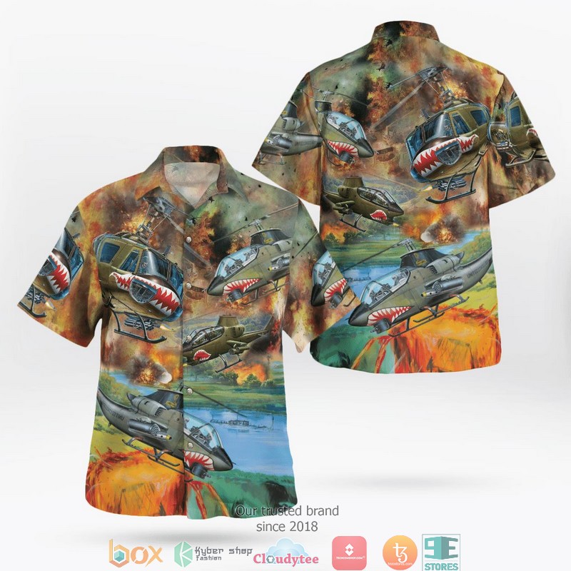 Army M1120 Stryker Armored personnel carrier 4th Of July Hawaiian Shirt