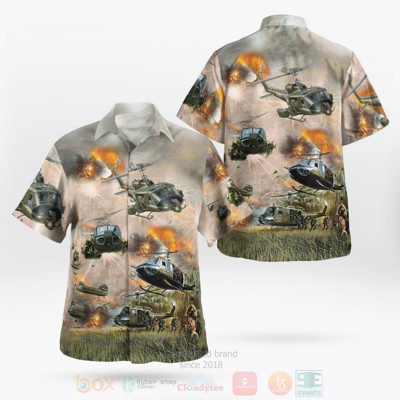 Army Golden Knights Bombardier C-147A Hawaiian Shirt