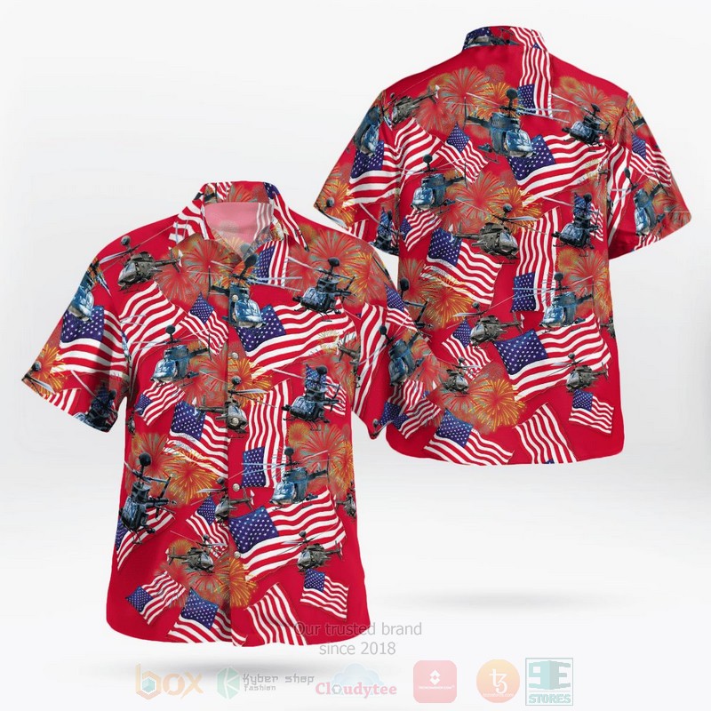 Army NH90 Caiman Hawaiian Shirt