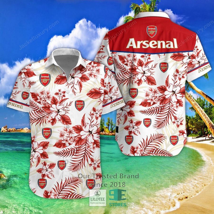 Arsenal F.C. Hawaiian Shirt, Short