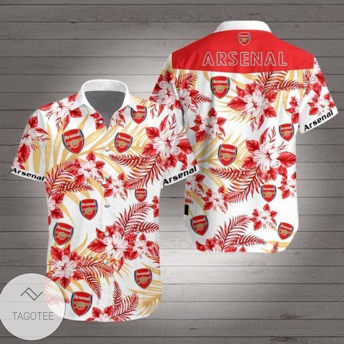 Arsenal Hawaiian Shirt