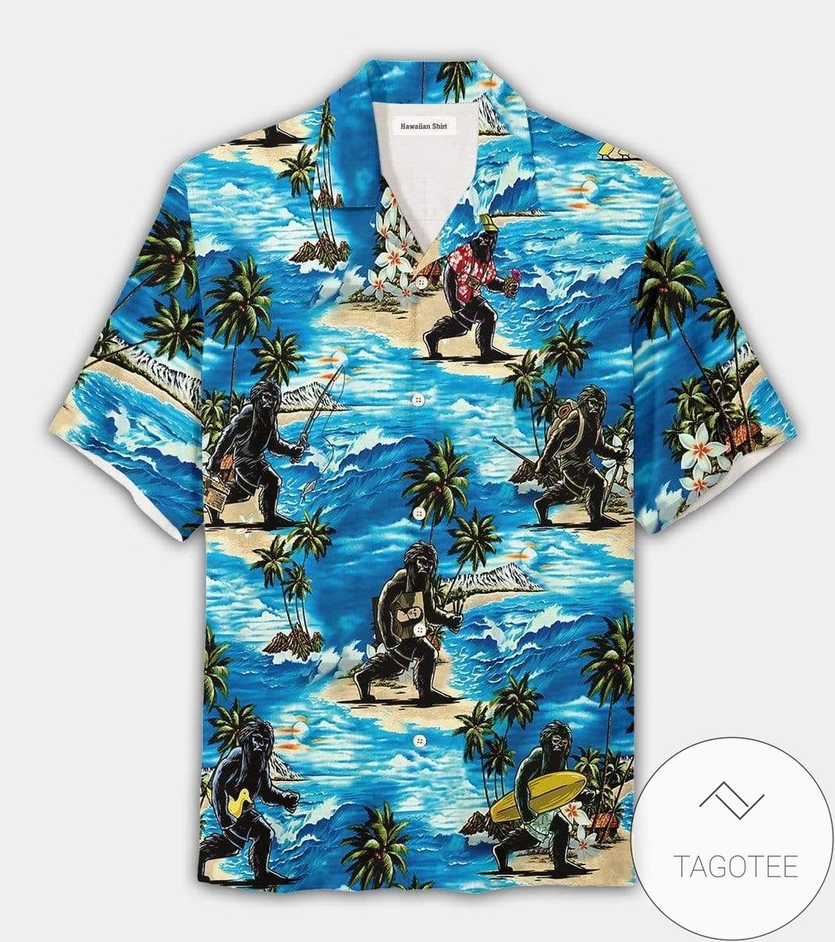 Artsy Animal Hawaiian Shirt 3d T Shirt