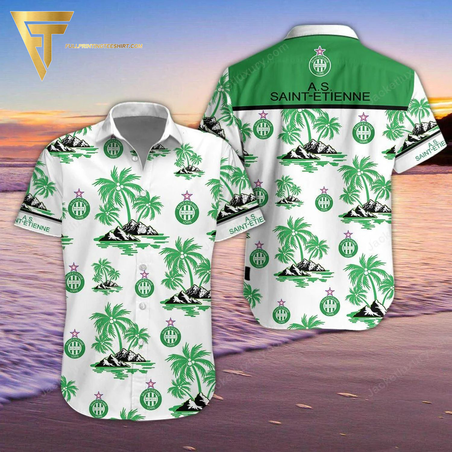 ASM Clermont Auvergne Sport Team Summer Hawaiian Shirt