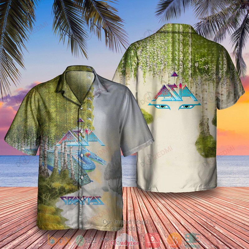 Asia band Silent Nation Short Sleeve Hawaiian Shirt