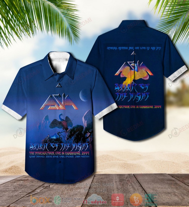 Asia Band Then & Now Hawaiian Shirt