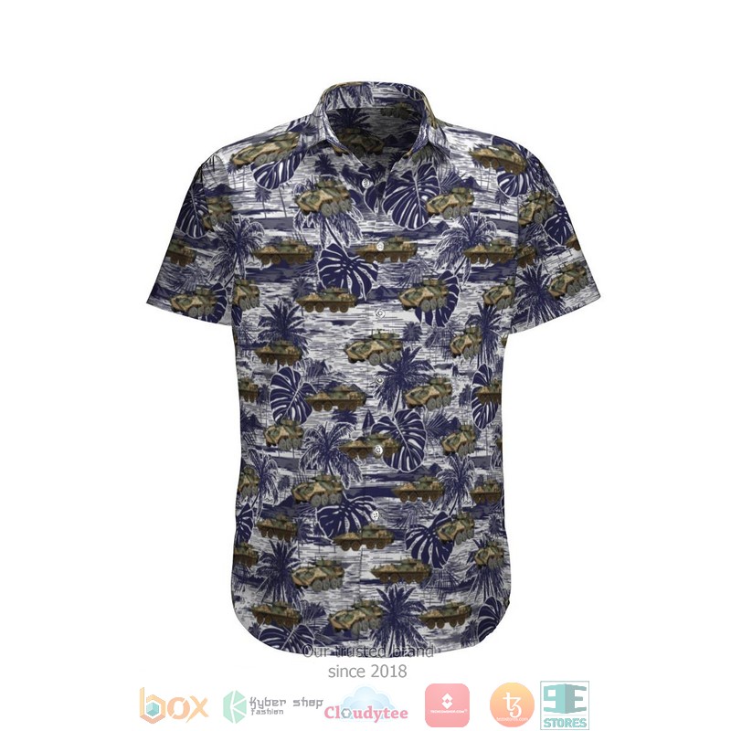 ASLAV Australian Army Dark Hawaiian Shirt