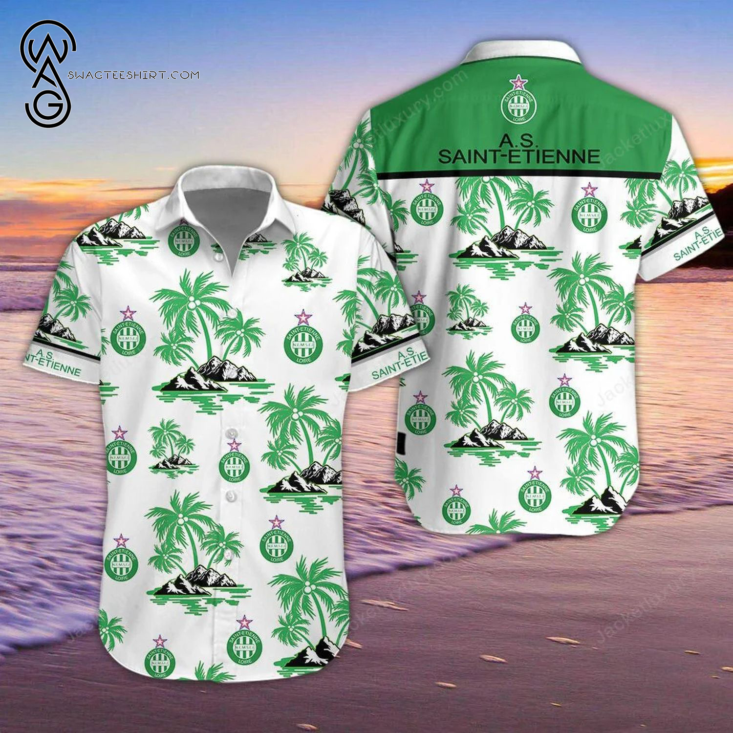 Association Sportive de Monaco Football Club All Over Print Hawaiian Shirt