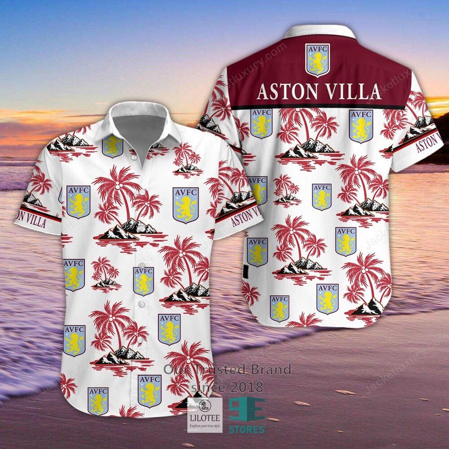 Aston Villa F.C Hawaiian Shirt, Short