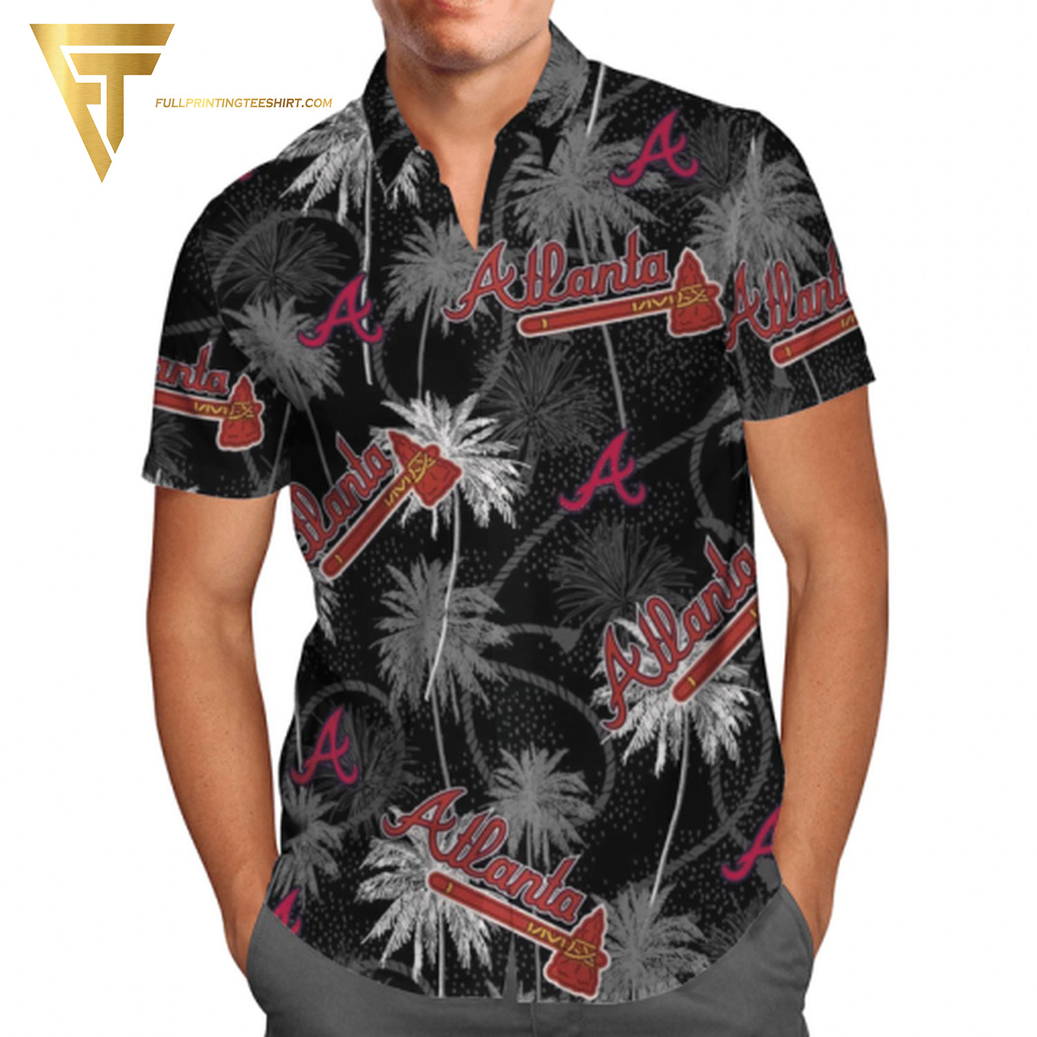 Association Sportive de Monaco Football Club Summer Hawaiian Shirt