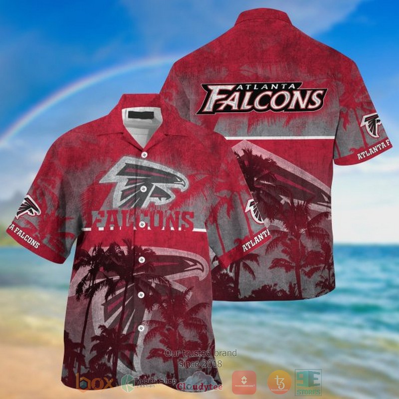 Atlanta Falcons NFL palm tree Hawaiian Shirt