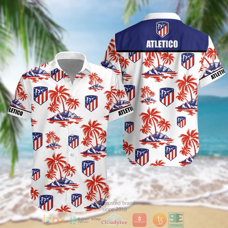 ATV Racing Duck ATV Car Palm Tree Theme Hawaiian Shirt