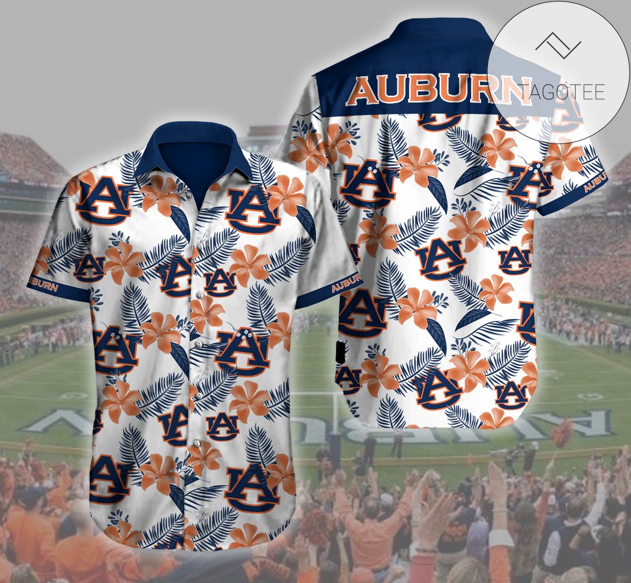 Auburn Tigers Logo Authentic Hawaiian Shirt 2022