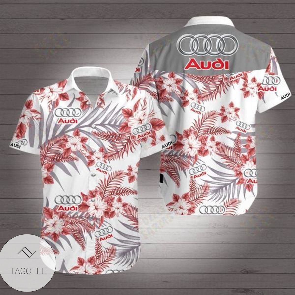 Atlanta Falcons Authentic Hawaiian Shirt 2022 Tropical Flower Short Sleeve Slim Fit Body