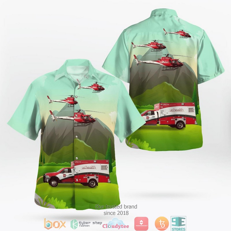 Aurora Fire Department Illinois Hawaiian shirt