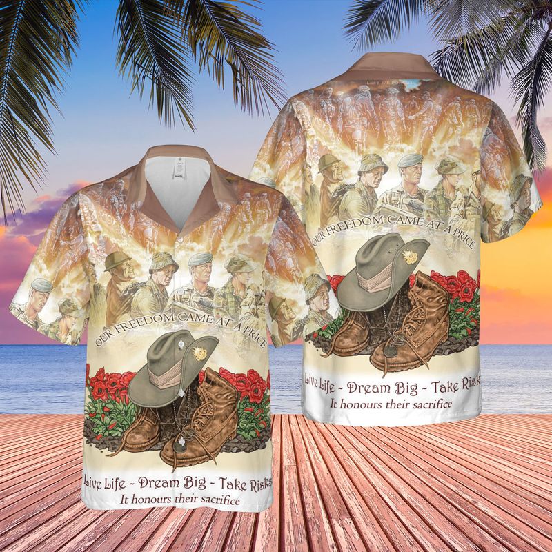 Australia And New Zealand Anzac Day Hawaiian Shirt