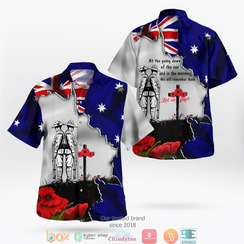 Australia Army Boeing CH-47 Chinook Hawaiian Shirt