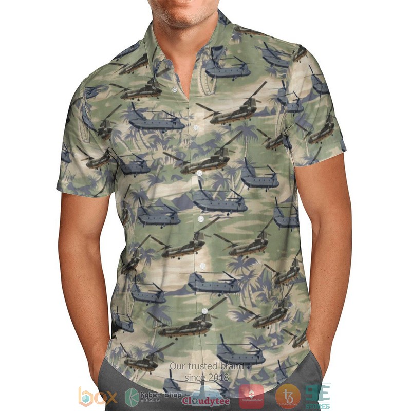 Australia Army ARH Tiger Short Sleeve Hawaiian Short Sleeve Hawaiian shirt, short