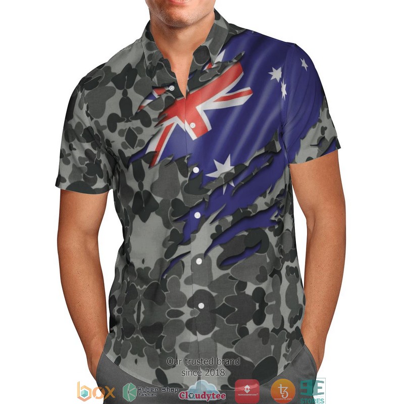 Australian Army Tactical Vest Short Sleeve Hawaiian Shirt