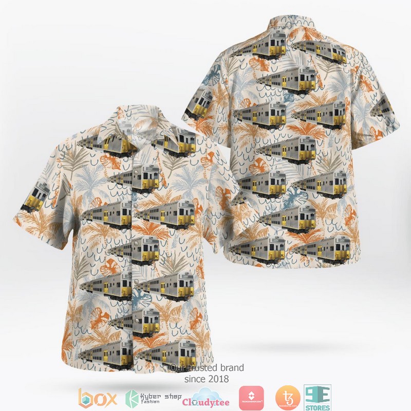 Australian Sydney Trains M Sets Suburban Passenger Hawaiian Shirt