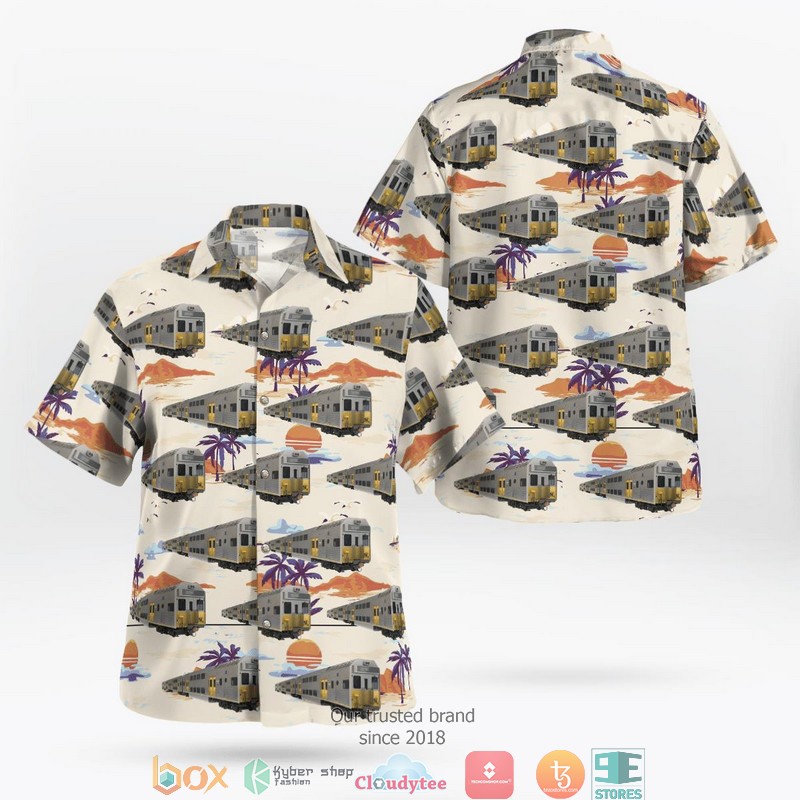 Australian Sydney Trains H Sets Suburban Passenger Hawaian Shirt