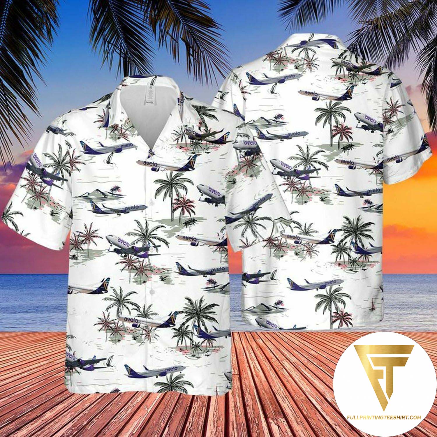 Auburn Tigers Floral Summer Vacation Hawaiian Shirt