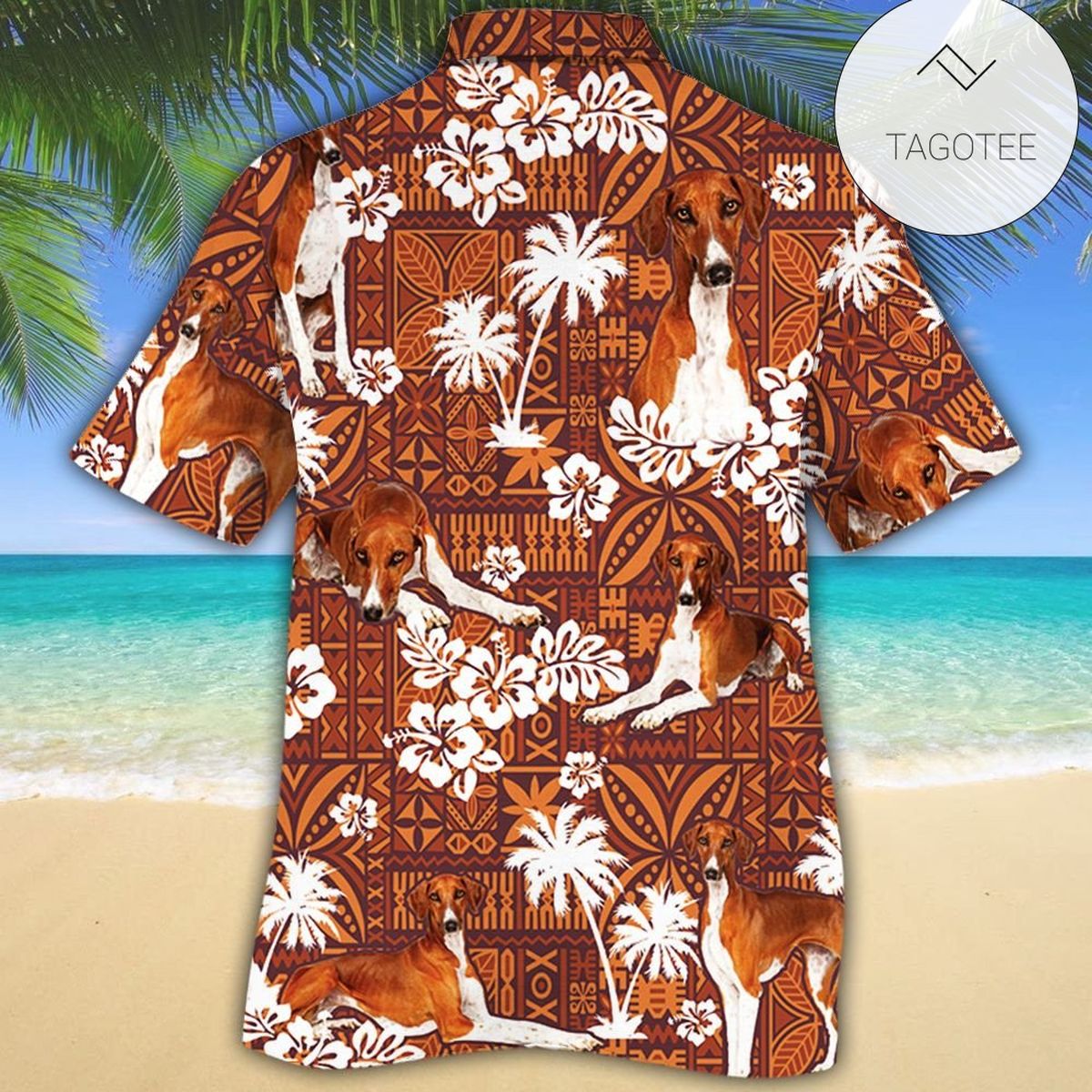 Azawakh Dog Lovers Tropical Flower Hawaiian Shirt