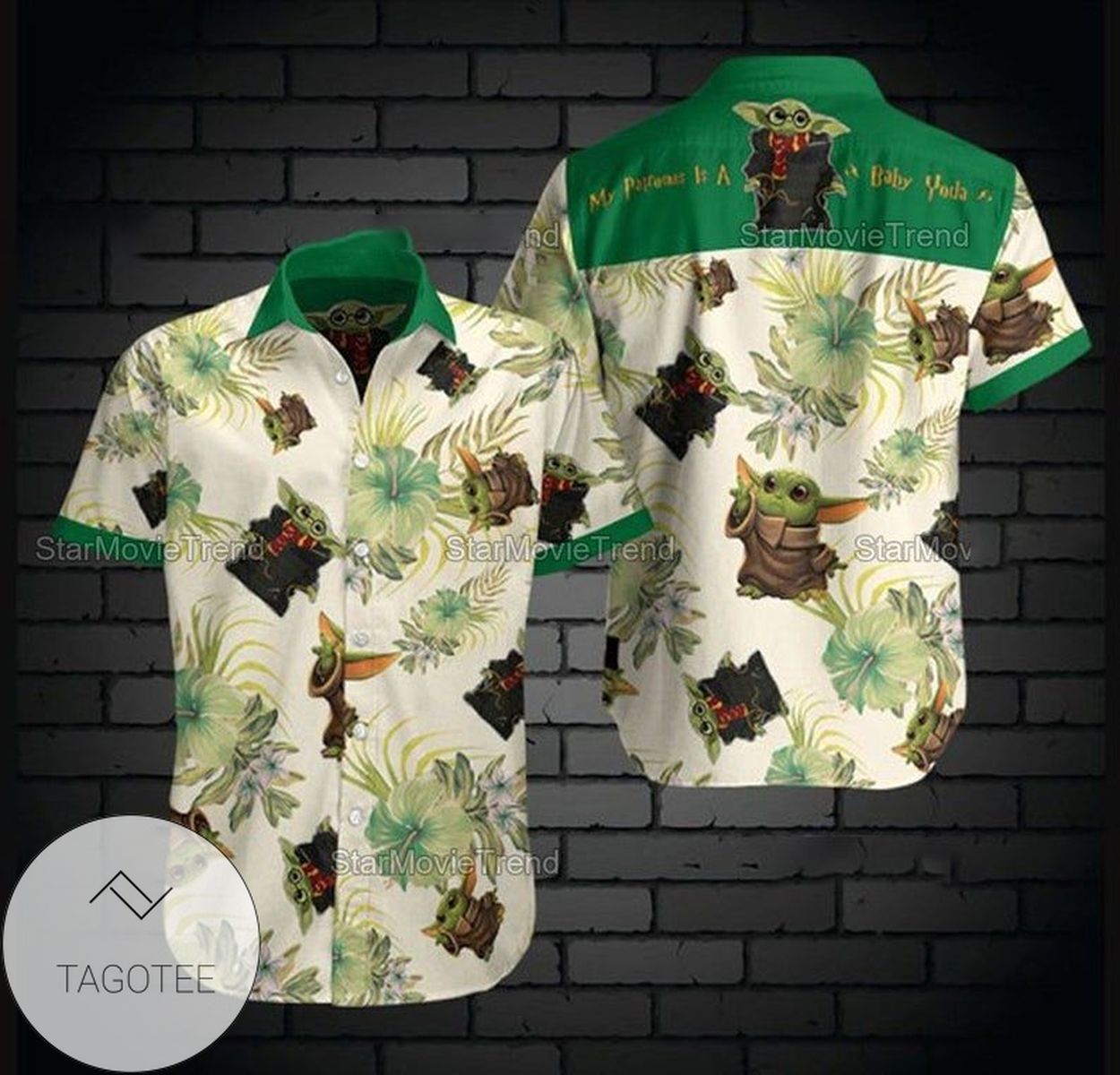 Baby Yoda Hawaiian Shirt