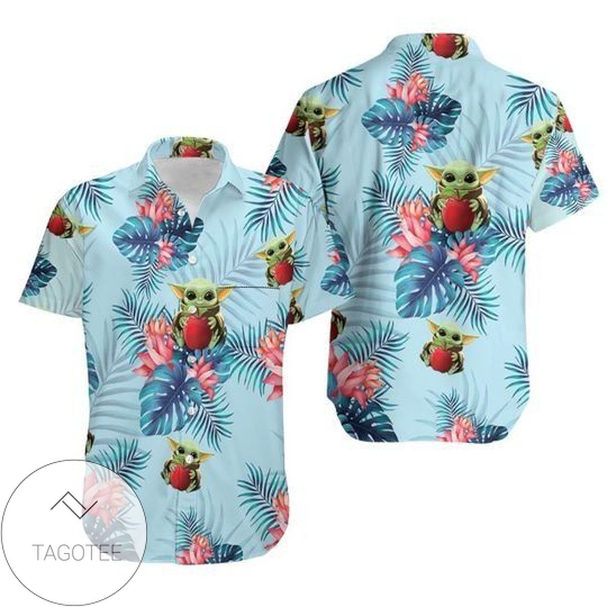 Baby Yoda Hawaiian Shirt