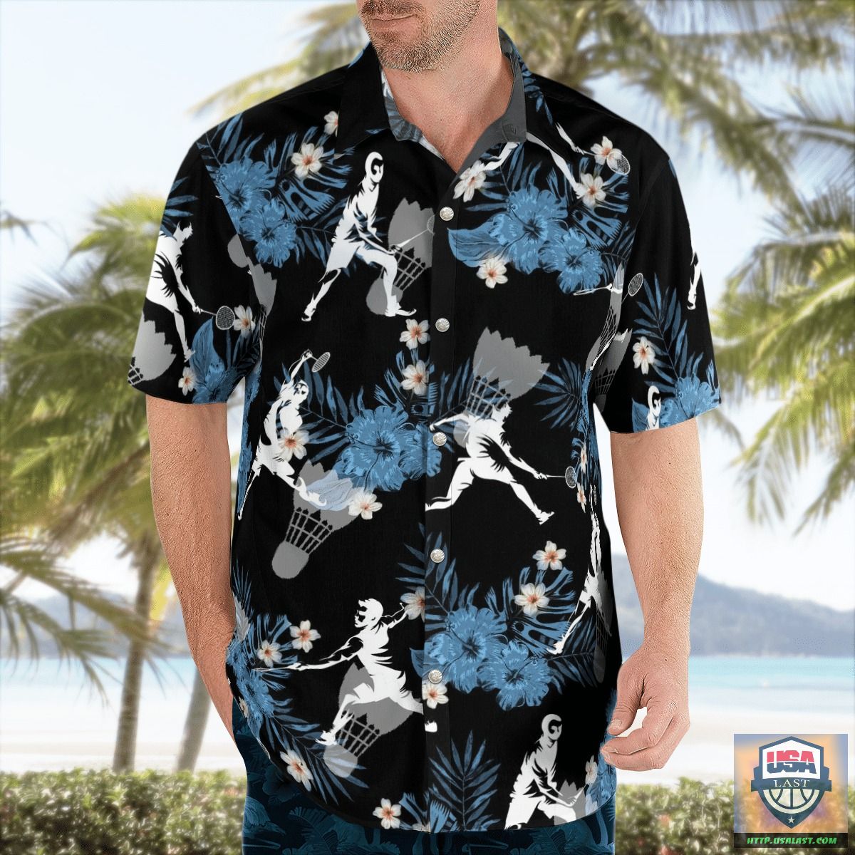 Bacardi Rum Palm Tree Hawaiian Shirt