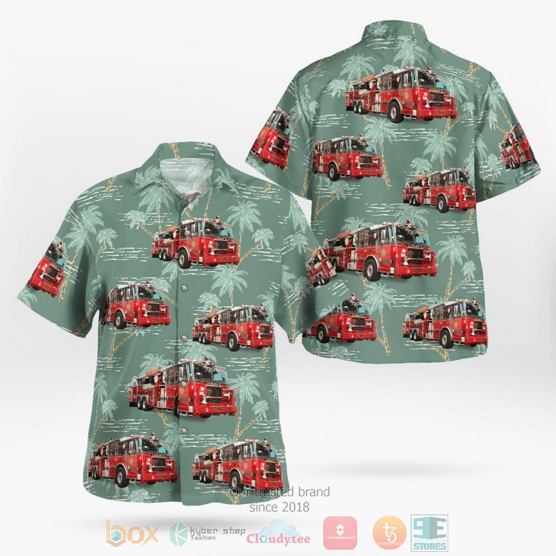 Balcones Heights Fire Department Hawaiian Shirt